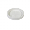 Sottovaso tondo Naturalia cm.30 bianco ottico