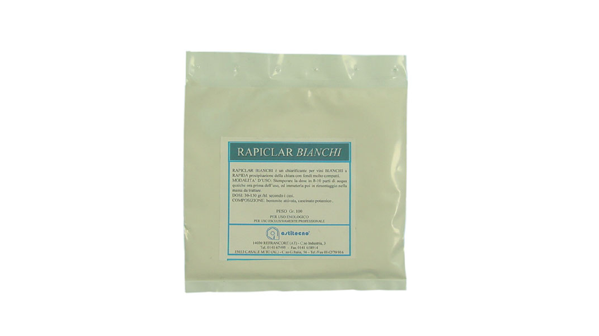 Rapiclar bianchi gr.100