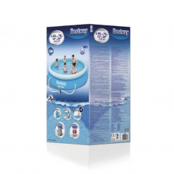 Piscina trasparente con pompa cm.366x76 Bestway