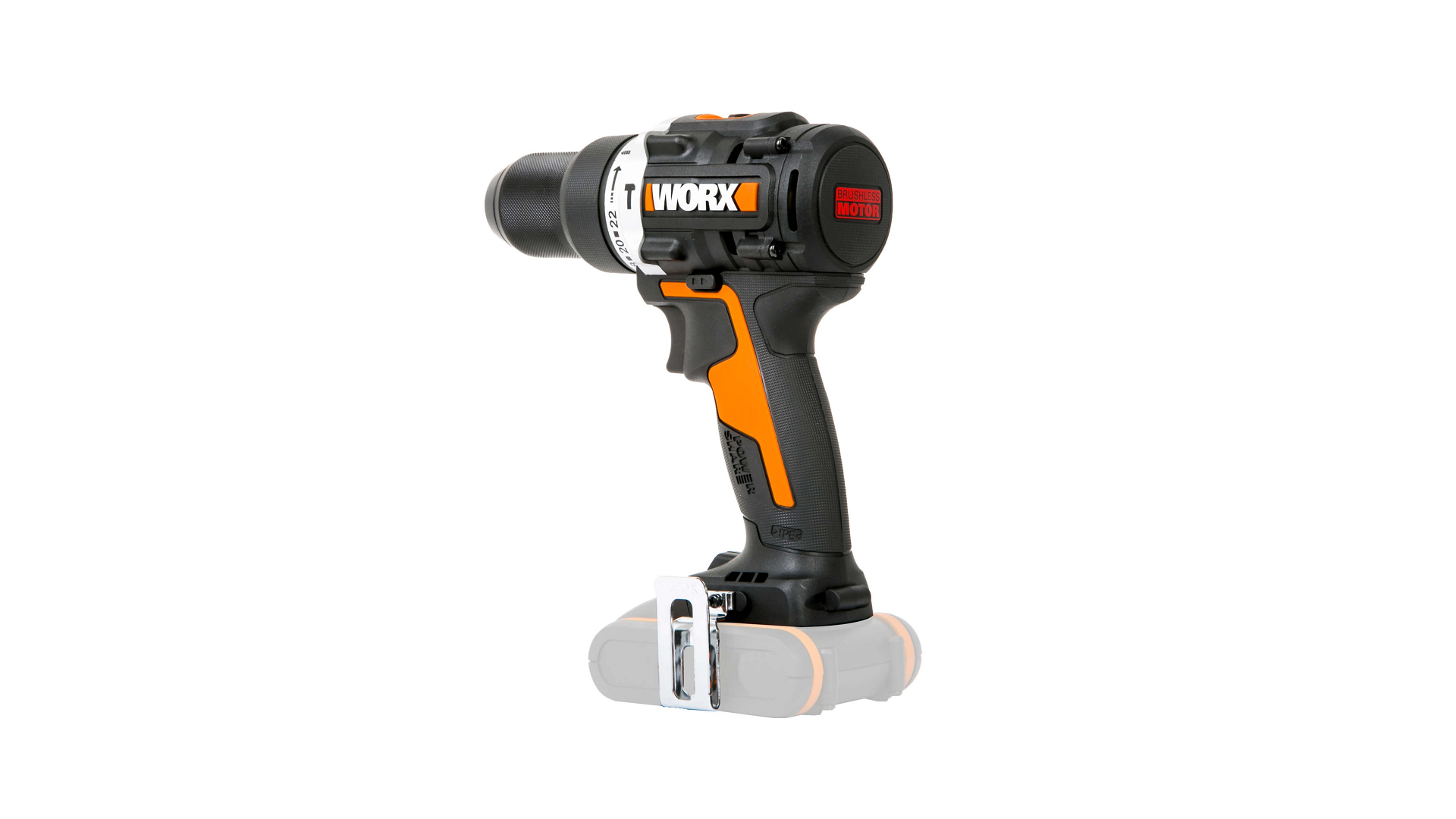 Trapano avvitatore con percussione brushless Worx s/batteria e caricabatteria WX352.9
