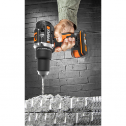 Trapano avvitatore con percussione brushless Worx s/batteria e caricabatteria WX352.9