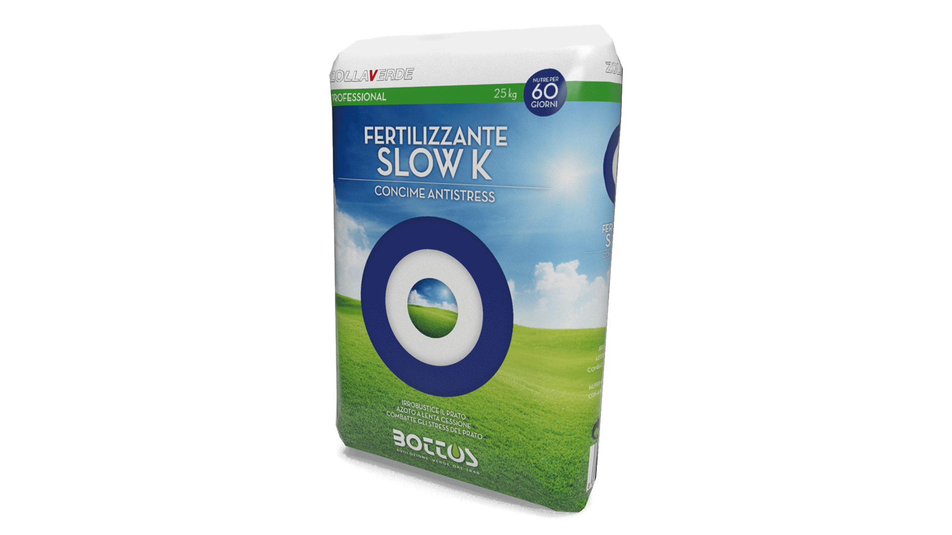 Concime Zollaverde Slow K 13.5.20 kg.4 Bottos
