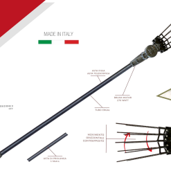 Scuotitore Twist Plus 2.0 asta telescopica Ergal