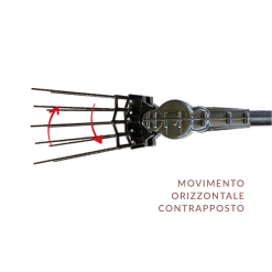 Scuotitore Twist Plus 2.0 asta telescopica Ergal