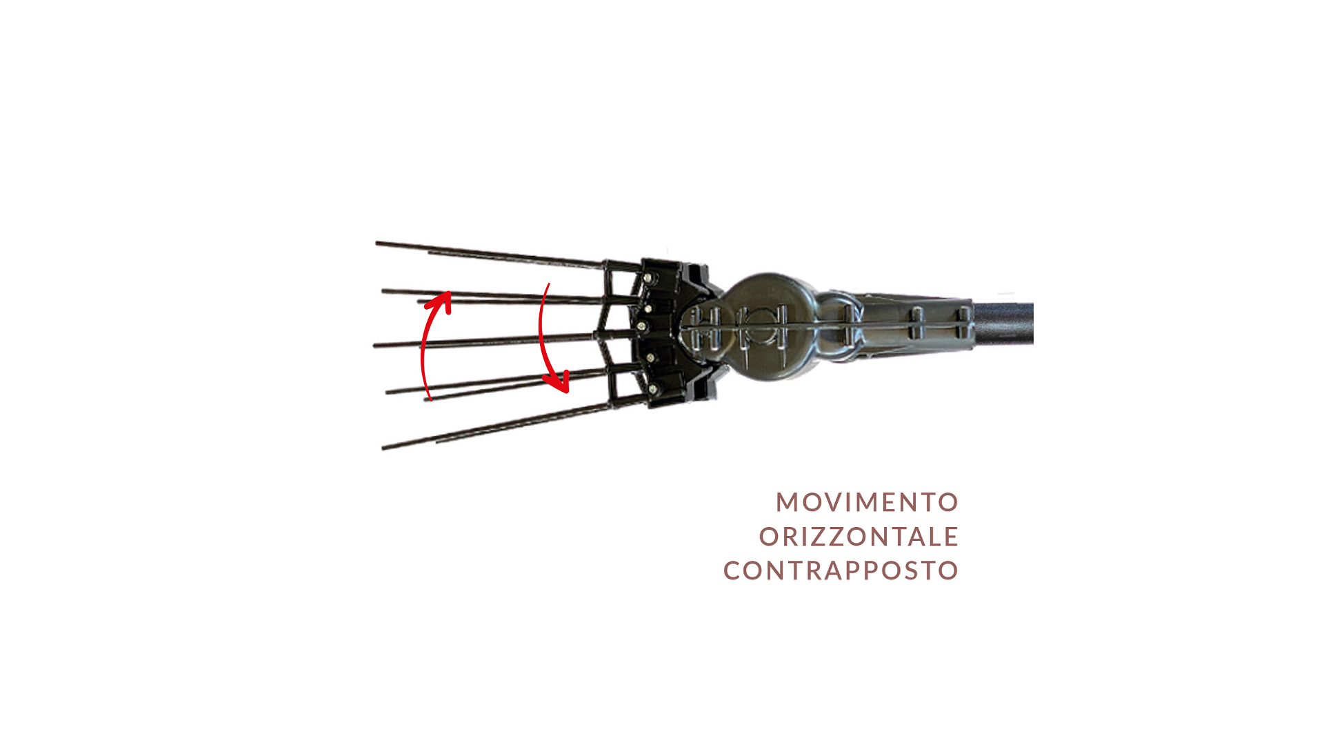Scuotitore Twist Plus 2.0 asta telescopica Ergal