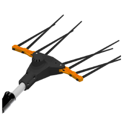 Scuotitore Bomber 12V versione L con prolunga telescopica mt.2,1 - 3