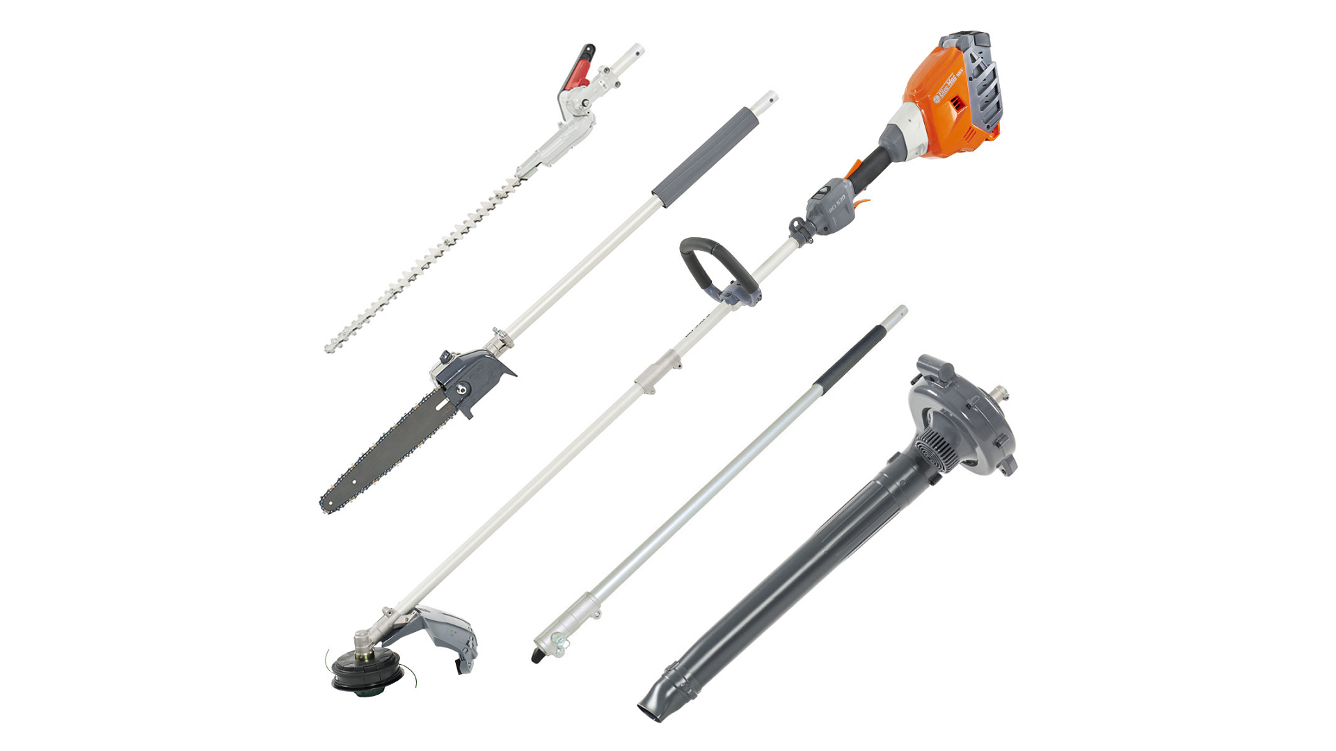 Kit multifunzione Oleomac BCI 530 D + 1 batteria 4Ah + caricabatterie 56V + 5 attrezzi