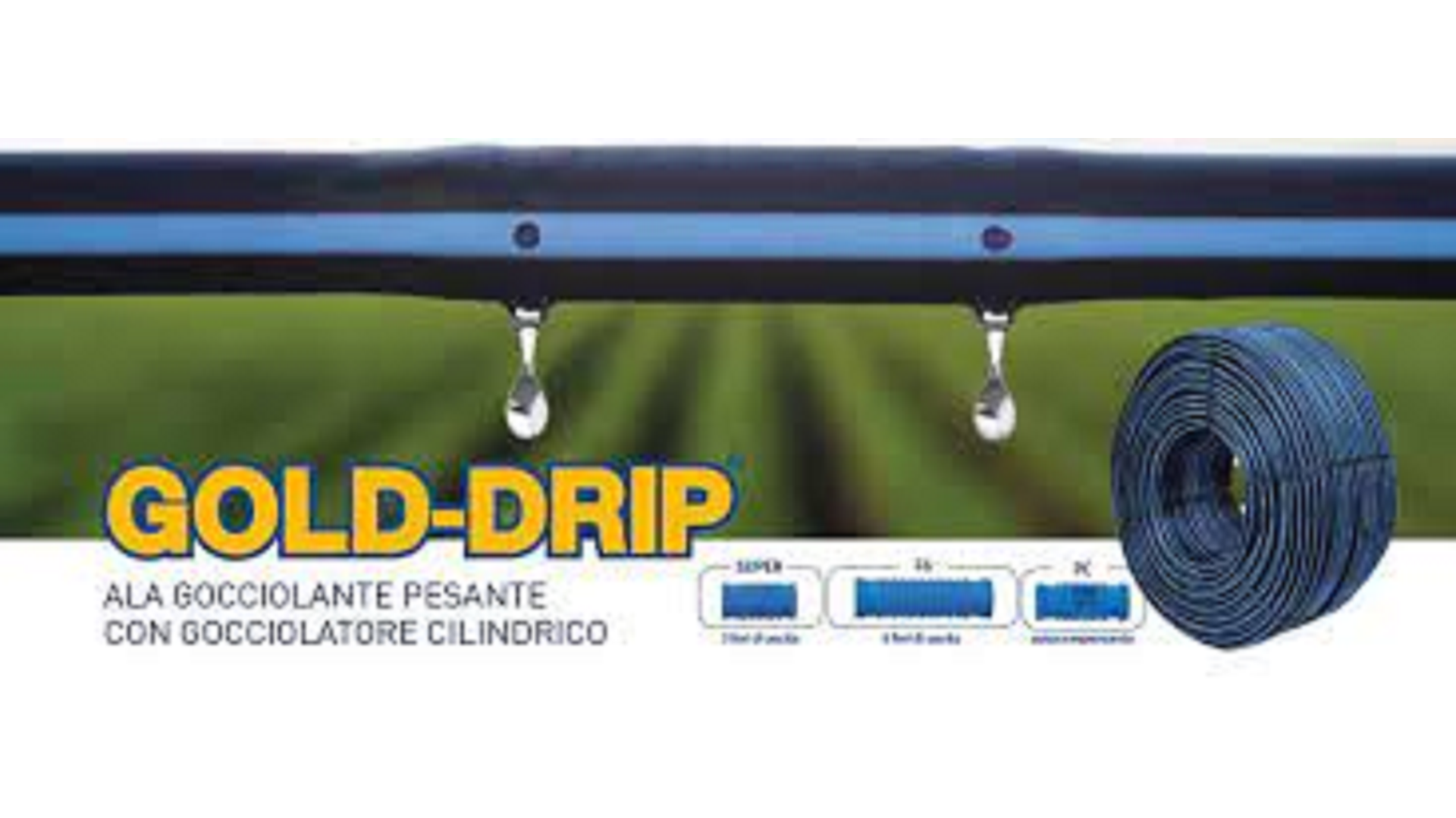 Ala gocciolante Bricodrip Super diametro 16 gocciolatoio cm.30 mt.100