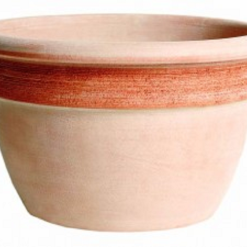 Campana graffiata in terracotta cm.32