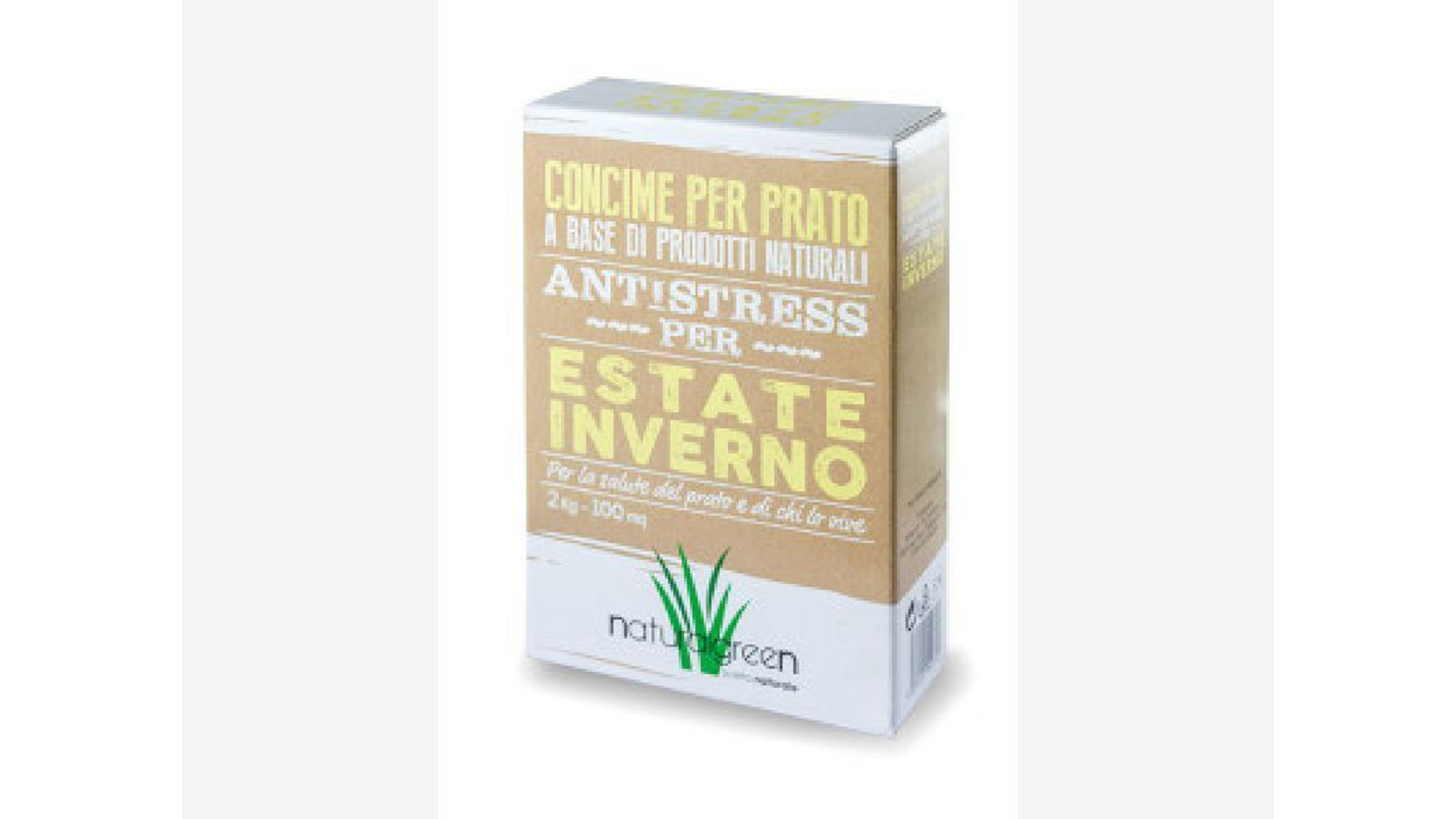 Concime per prato Antistress Estate Inverno kg.2 - Natural Green