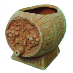Vaso botte con uva